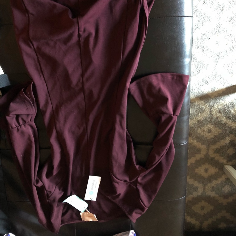 Quarter sleeve dress